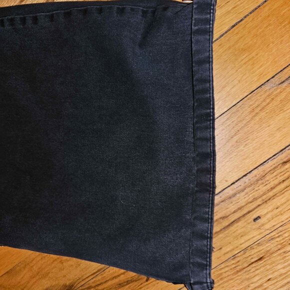 VINTAGE TRIPP size 7 Hot Topic UFO black and white lace wide leg parachute pants - Picture 2 of 11